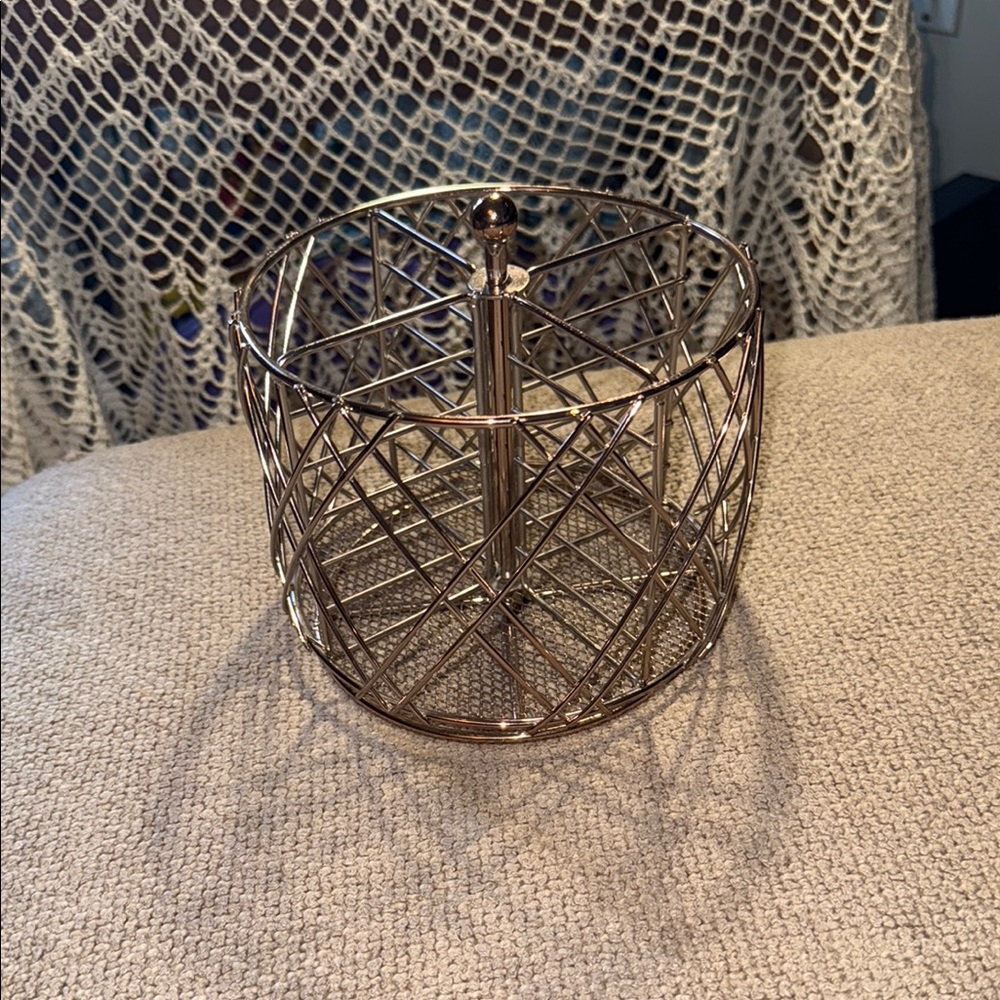 Elegant Gold Supply Holder